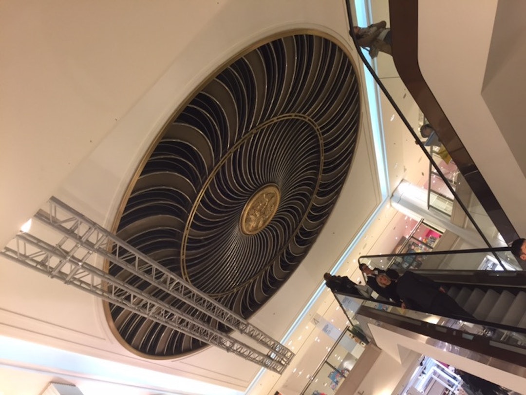 Selfridges London celling decor
