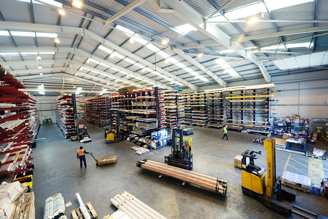 Plymouth warehouse floor