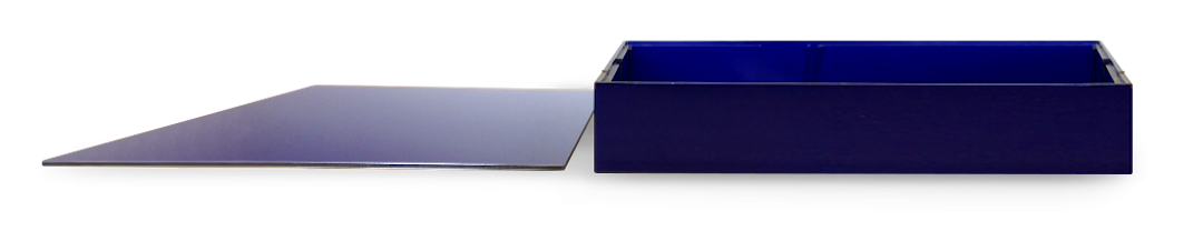 Sign Tray with Backing Panel