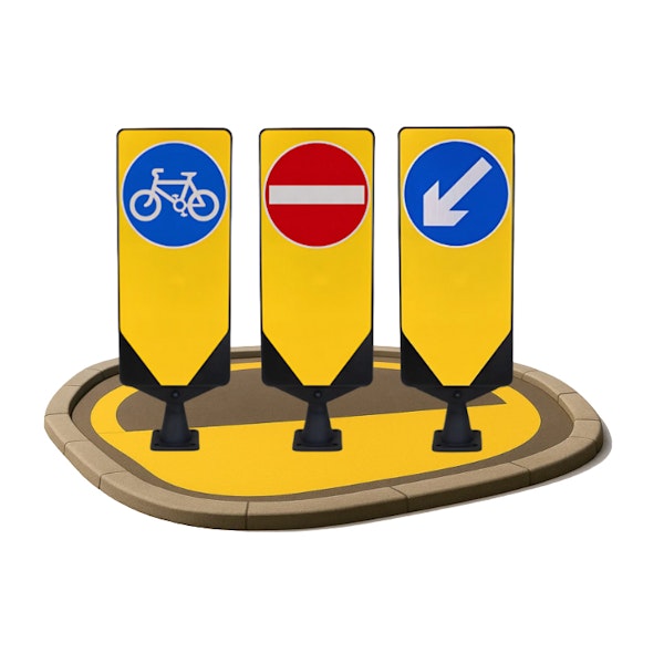 Multiple bollards
