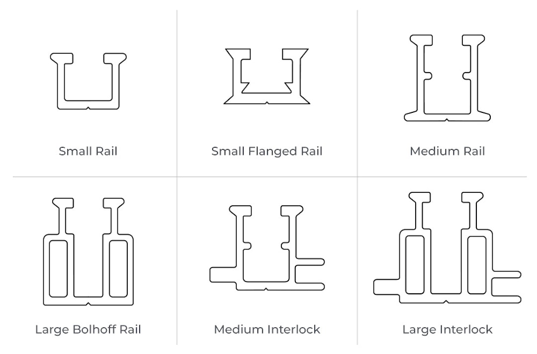 Aluminium rails