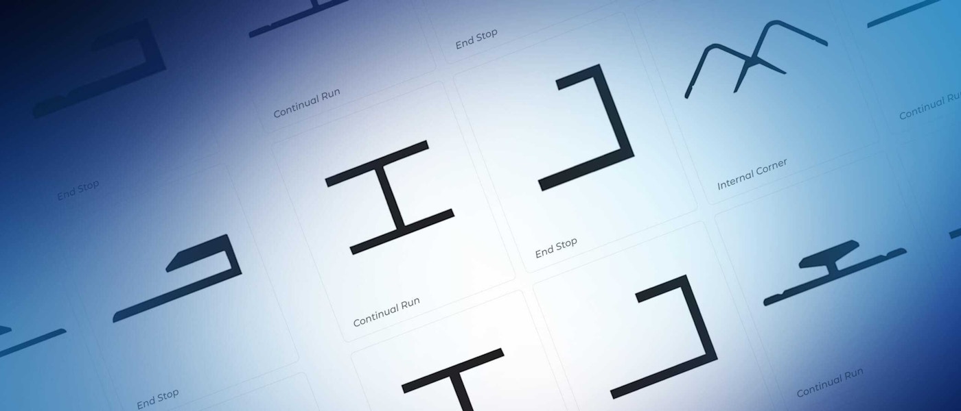 Aluminium wallboard sections