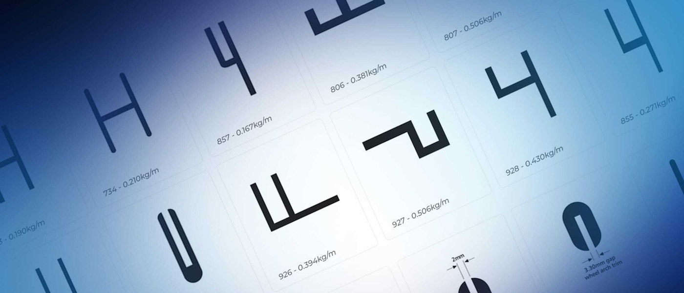 Miscellaneous aluminium sections